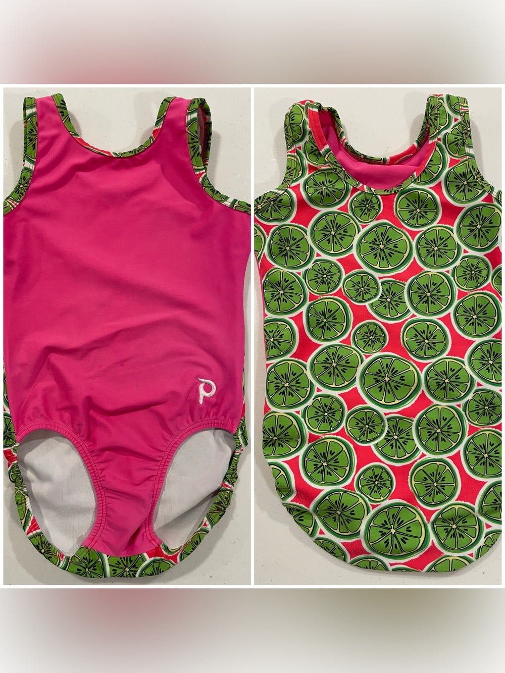 Plum CS-CM Pink Kiwi Flipside Leotard
